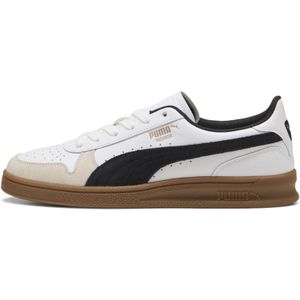 PUMA - Sneakers - Zwart/Wit - Leren Basis - Geperforeerde Wreef
