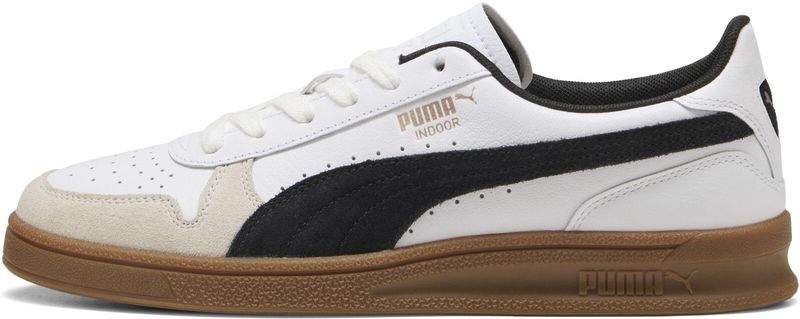 PUMA - Sneakers - Zwart/Wit - Leren Basis - Geperforeerde Wreef
