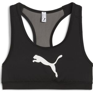 PUMA - Medium-Impact Sport Bh - Zwart - Gerecycled Polyester