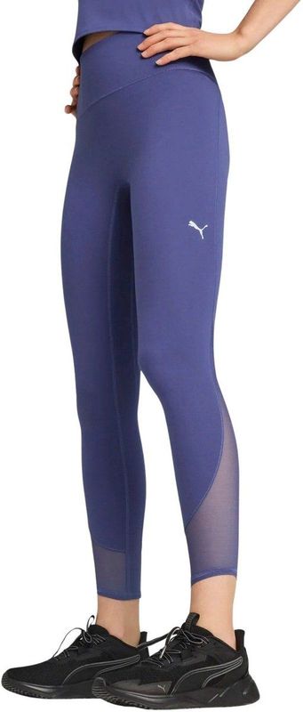 PUMA Leggings W CLOUDSPUN SOFT MESH - 7/8 Lengte - Blue Crystal