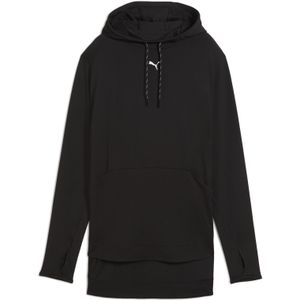 PUMA - MODEST Hoodie - Zwart - Jersey - Verlengd Ontwerp met Capuchon