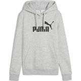 Puma - Essentials Logo Hoodie - Dames - Grijs - Katoen