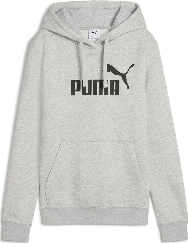 Puma - Essentials Logo Hoodie - Dames - Grijs - Katoen