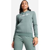 Puma - Essentials Logo Hoodie - Dames - Grijs - Katoen