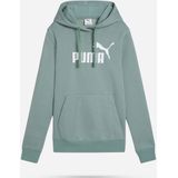Puma - Essentials Logo Hoodie - Dames - Grijs - Katoen
