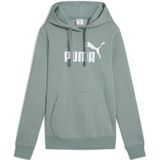Puma - Essentials Logo Hoodie - Dames - Grijs - Katoen