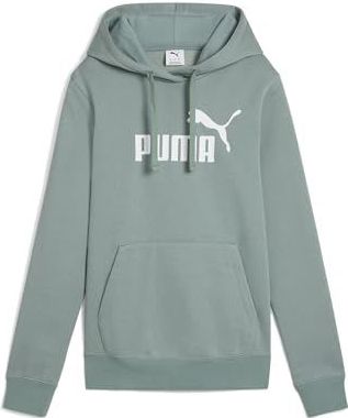 Puma - Essentials Logo Hoodie - Dames - Grijs - Katoen