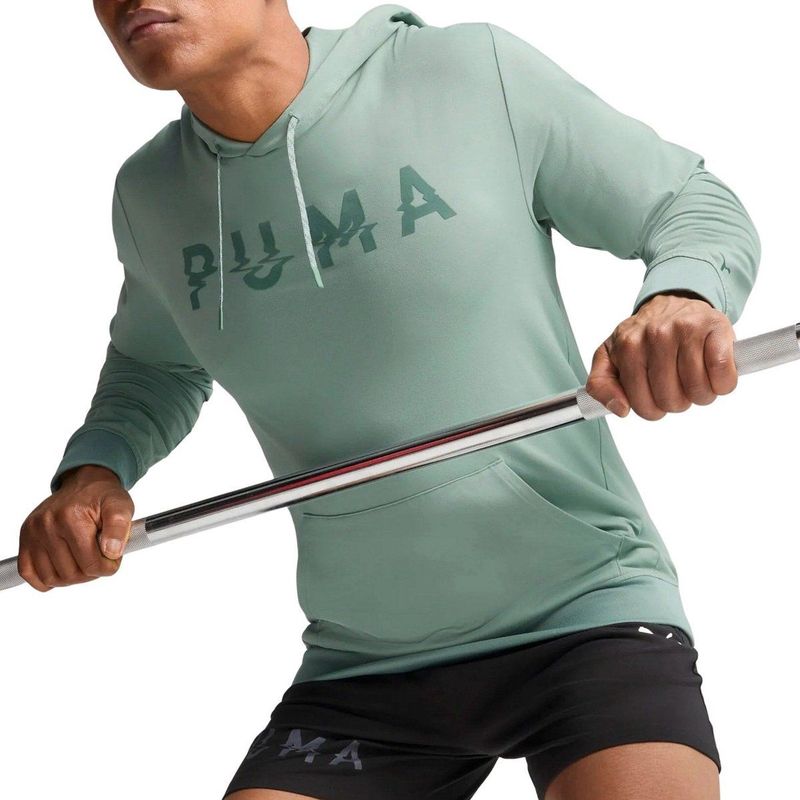 Puma - Cloudspun Hoodie - Groen - Gerecycled Polyester