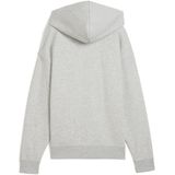 PUMA ESS Small No. 1 Logo Comfort hoodie met volledige ritssluiting voor Dames, Grijs, Maat XXS