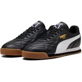 PUMA - Roma Anniversario - Sneakers - Zwart/Wit/Goud - Leren Basis