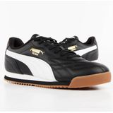 PUMA - Roma Anniversario - Sneakers - Zwart/Wit/Goud - Leren Basis