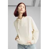 Puma - Felpa con Cappuccio Ess Elevated - Sweatshirt - Crème - Dames