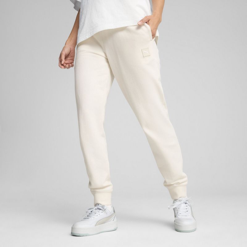 Puma - Essentials Elevated Sportieve Broek - Beige - Katoen