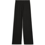 PUMA - Ribbroek - Grijs - Geribbelde Stof - Elastische Tailleband