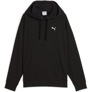 Puma - Essentials Elevated Comfort Hoodie - Zwart - Gerecycled Polyester, Katoen
