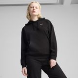 Puma - Essentials Elevated Comfort Hoodie - Zwart - Gerecycled Polyester, Katoen