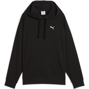 Puma - Essentials Elevated Comfort Hoodie - Zwart - Gerecycled Polyester, Katoen