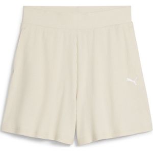 Puma - Essentials Elevated High-Rise Shorts - Zwart - Gerecycled Polyester Katoen