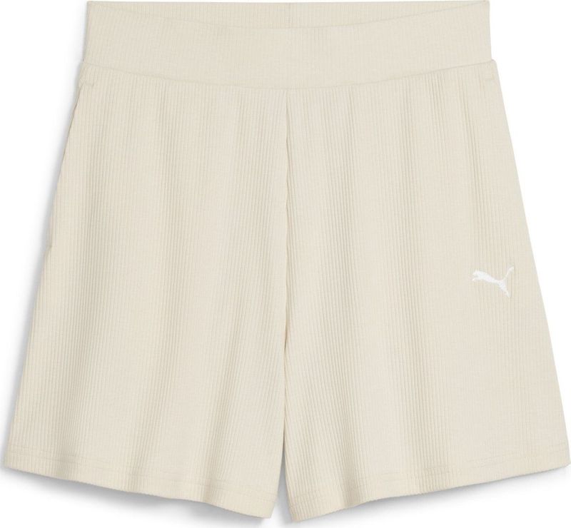 Puma - Essentials Elevated High-Rise Shorts - Zwart - Gerecycled Polyester Katoen