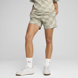 PUMA ESS Graphic Mid-Rise AOP Shorts 5"" S