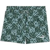 PUMA - ESS GRAPHIC - Korte Broek - Groen - Dames