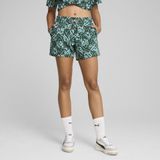 PUMA - ESS GRAPHIC - Korte Broek - Groen - Dames
