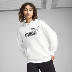 PUMA - Hoodie - Grijs - Sweatstof - Verstelbare Capuchon