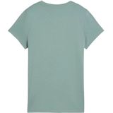 PUMA - Grafisch Borduursel T-shirt - Rood - Gerecycled Katoen