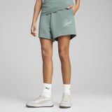 PUMA - Korte Broek - Zwart - Gerecycled Materiaal - Hoge Taille