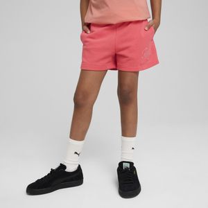 PUMA - Essentials Script Short - Roze - Gerecycled Katoen