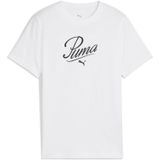 Puma - Ess Script - T-shirt - Roze - Katoen