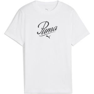 Puma - Ess Script - T-shirt - Roze - Katoen