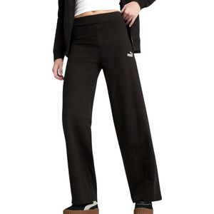 Puma - Select Ess No. 1 Logo Leggings - Zwart - Katoenmix - Strakke Pasvorm