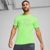 PUMA - m puma x hyrox tad tee - Training T-shirt - Groen - Korte Mouw