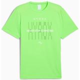 PUMA - m puma x hyrox tad tee - Training T-shirt - Groen - Korte Mouw