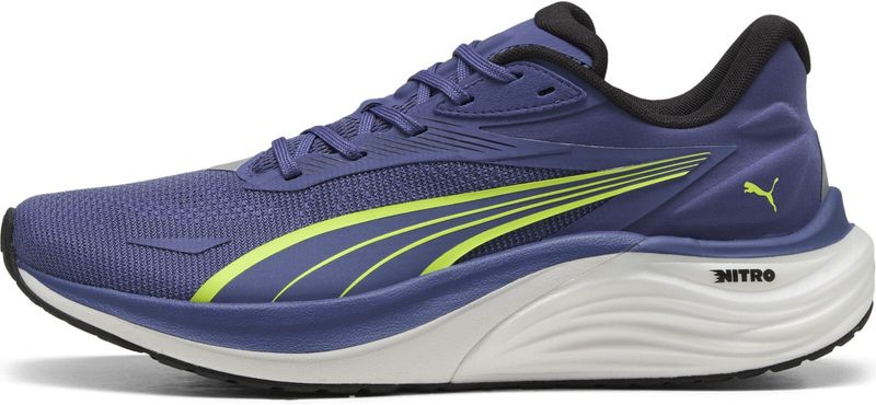 Puma - Electrify Nitro 4 - Hardloopschoenen - Zwart - Mesh - Pumagrip