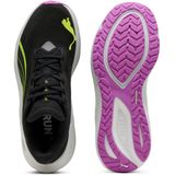 PUMA - Electrify NITRO? 4 - Hardloopschoenen - Zwart/Geel - Materiaal van Gerecyclede Materialen