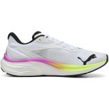 PUMA - Electrify NITRO 4 - Hardloopschoenen - Geel/Wit - Gerecycled Materiaal