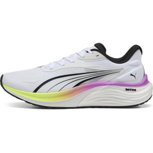 PUMA - Electrify NITRO 4 - Hardloopschoenen - Geel/Wit - Gerecycled Materiaal