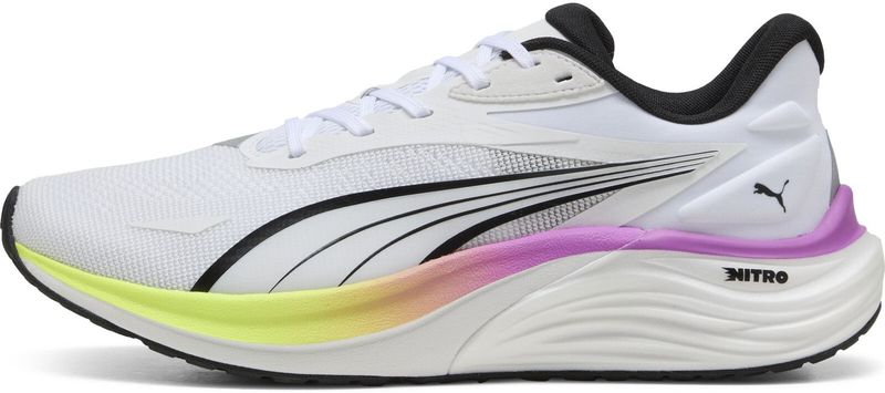 PUMA - Electrify NITRO 4 - Hardloopschoenen - Geel/Wit - Gerecycled Materiaal