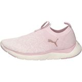 PUMA - Softride Remi - Hardloopschoenen - Roze/Wit/Goud - Bovenwerk van Stof