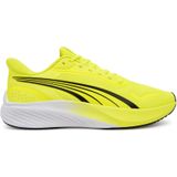 Puma - Pounce Lite - Hardloopschoenen - Zwart - Textiel/Synthetisch