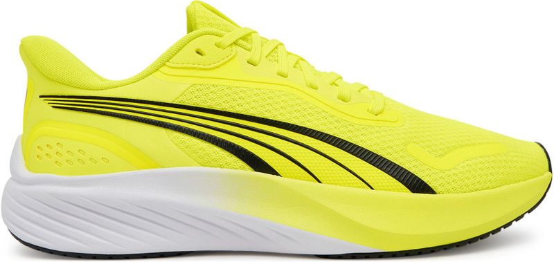 Puma - Pounce Lite - Hardloopschoenen - Zwart - Textiel/Synthetisch