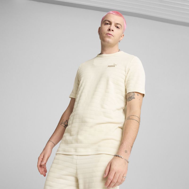 PUMA - Essentials Elevated - T-shirt - Zwart - Katoen