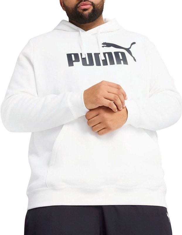 Puma - ESS BIG LOGO HOODIE FL - Hoodie - Wit