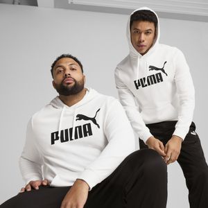 Puma Ess N1 Logo Hoodie Wit M Man