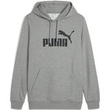 PUMA - Essentials No1 Logo Hoodie - Casual Hoodie - Grijs - Katoen/Polyester