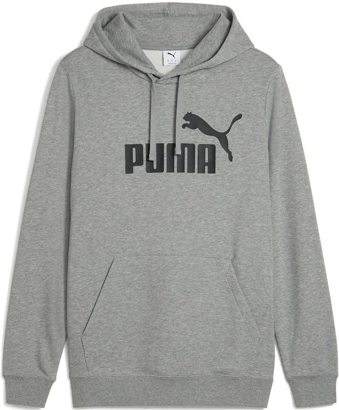 PUMA - Essentials No1 Logo Hoodie - Casual Hoodie - Grijs - Katoen/Polyester