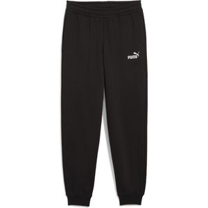 Puma - Ess Nº1 Logo - Trainingsbroek - Zwart - Fleece - Gerecycled Materiaal