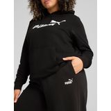 PUMA - Rechte Pijpen Broek - Zwart - Sweatstof - Comfortabele Pasvorm